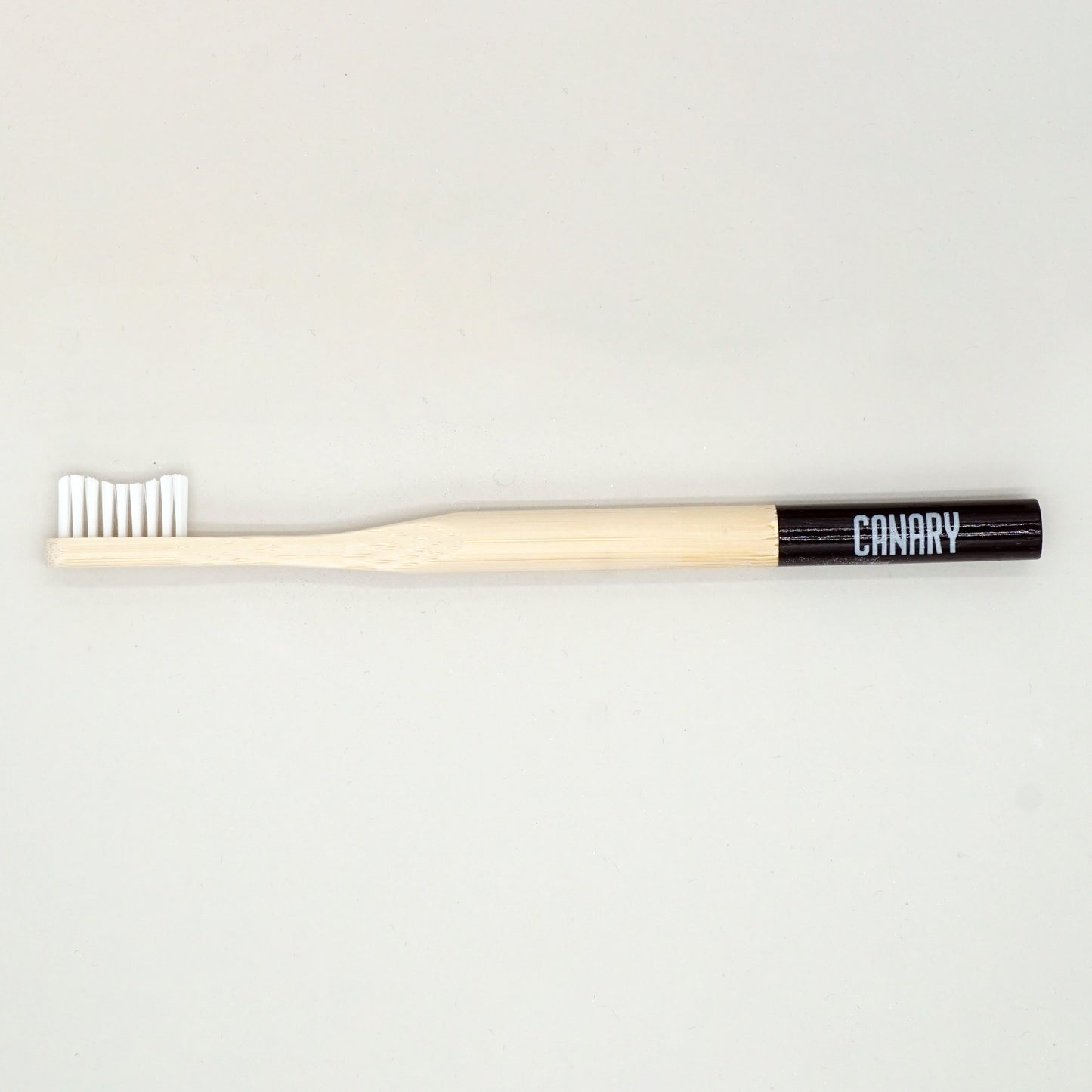 Canary Bamboo Toothbrush with black tip