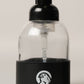 Image of Silicone Base Sleeve on Canary refillable glass bottle equipped with foaming pump.